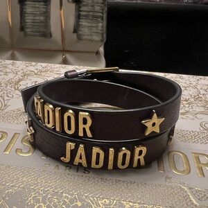 Christian Dior Leather J’Adior Bracelet